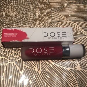 Dose of colors strawberry pop liquid lipsticks new